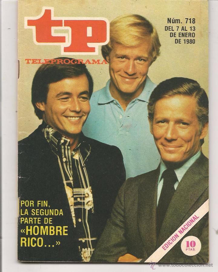 Coleccionismo de revista Teleprograma: TP. TELEPROGRAMA. N&ordm; 718.  13 ENERO 1980. (P/D41) - Foto 1