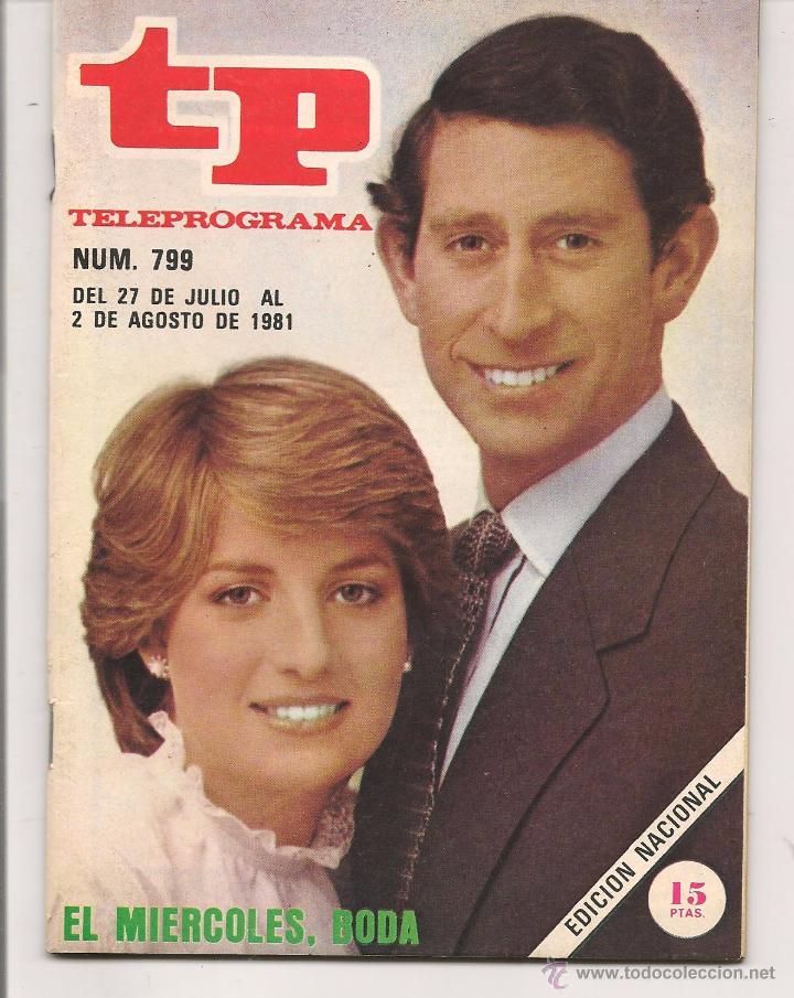 Coleccionismo de revista Teleprograma: TP. TELEPROGRAMA. N&ordm; 799. 2 AGOSTO 1981. (P/D41) - Foto 1