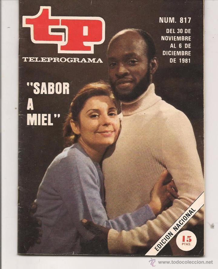 Coleccionismo de revista Teleprograma: TP. TELEPROGRAMA. N&ordm; 817.  6 DCBRE. 1981. (P/D41) - Foto 1