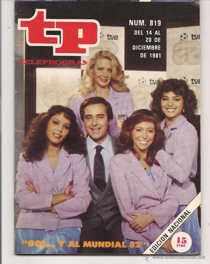 Coleccionismo de revista Teleprograma: TP. TELEPROGRAMA. N&ordm; 819.  20 DCBRE. 1981. (P/D41) - Foto 1
