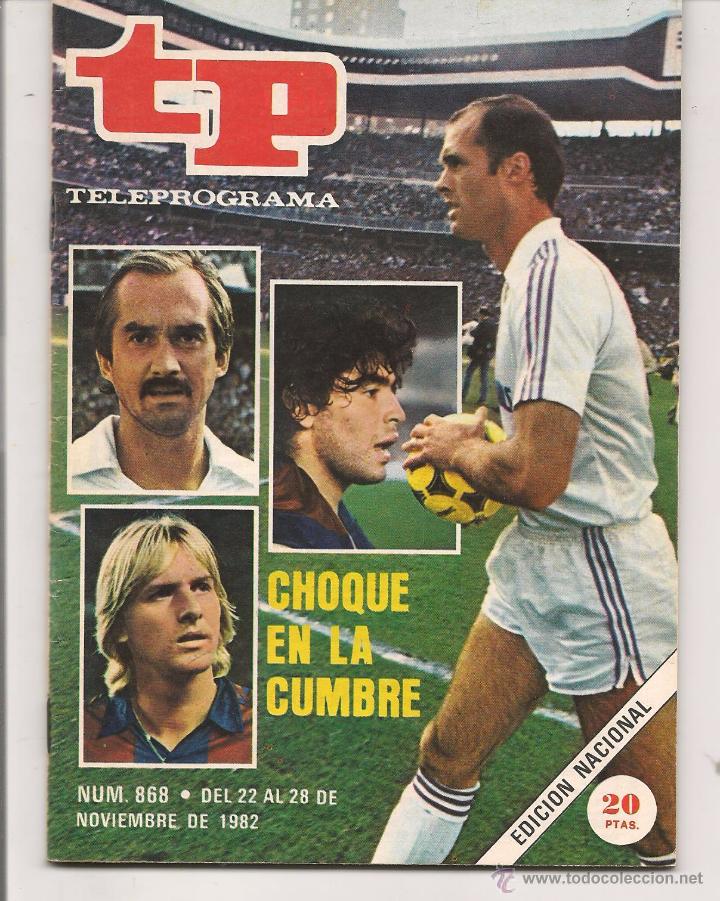 Coleccionismo de revista Teleprograma: TP. TELEPROGRAMA. N&ordm; 868. 28 NVBRE.1982. (P/D41) - Foto 1