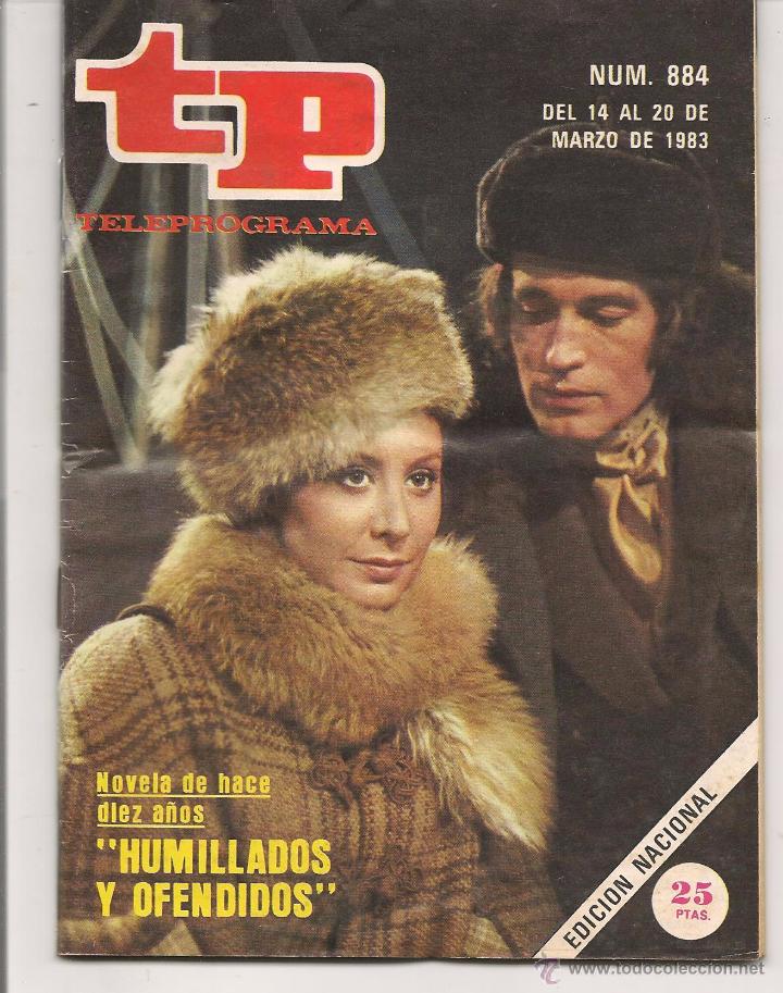 Coleccionismo de revista Teleprograma: TP. TELEPROGRAMA. N&ordm; 884.   20 MARZO 1983. (P/D41) - Foto 1
