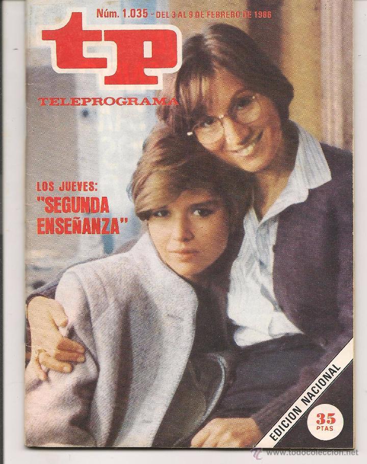 Coleccionismo de revista Teleprograma: TP. TELEPROGRAMA. N&ordm; 1035. DEL 3 AL 9  FEBERO. 1986. (P/D41) - Foto 1