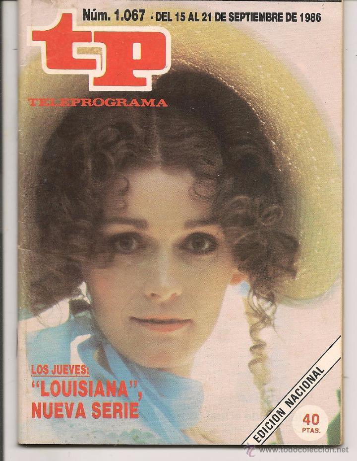 Coleccionismo de revista Teleprograma: TP. TELEPROGRAMA. N&ordm; 1067. DEL 15 AL 21 SPBRE. 1986. (P/D41) - Foto 1