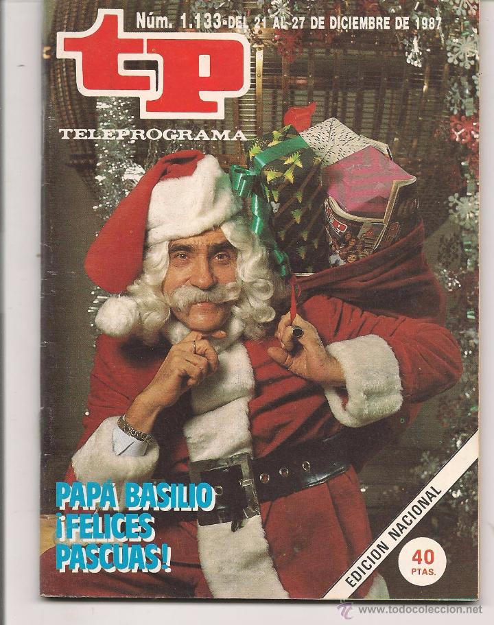 Coleccionismo de revista Teleprograma: TP. TELEPROGRAMA. N&ordm; 1133. DEL 21 AL 27 dcbre, 1987. (P/D41) - Foto 1