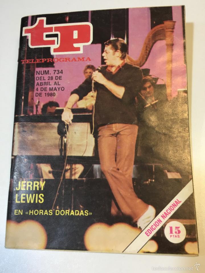 Coleccionismo de revista Teleprograma: TELEPROGRAMA TP MAYO DEL 80 JERRY LEWIS - Foto 1
