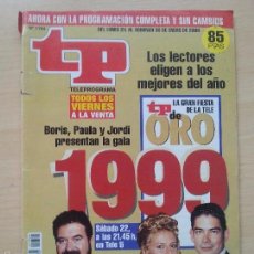 Coleccionismo de Revista Teleprograma: TP TELEPROGRAMA 1764 TP DE ORO - PAULA VÁZQUEZ, JORDI ESTADELLA, BORIS IZAGUIRRE (2000). Lote 57566184