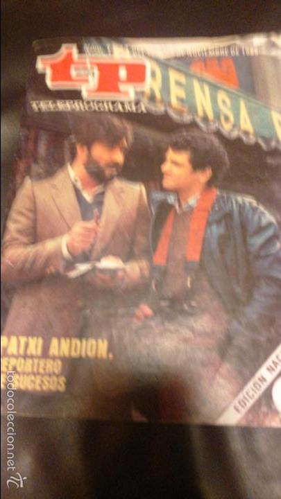 Coleccionismo de revista Teleprograma: TP TELEPROGRAMA 1024 PATXI ANDION REPORTERO DE SUCESOS - Foto 1