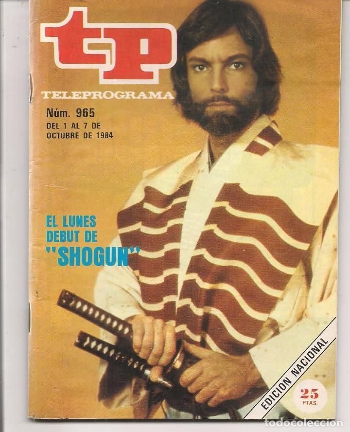 Coleccionismo de revista Teleprograma: TP. TELEPROGRAMA. N&ordm; 965. (T/4) - Foto 1
