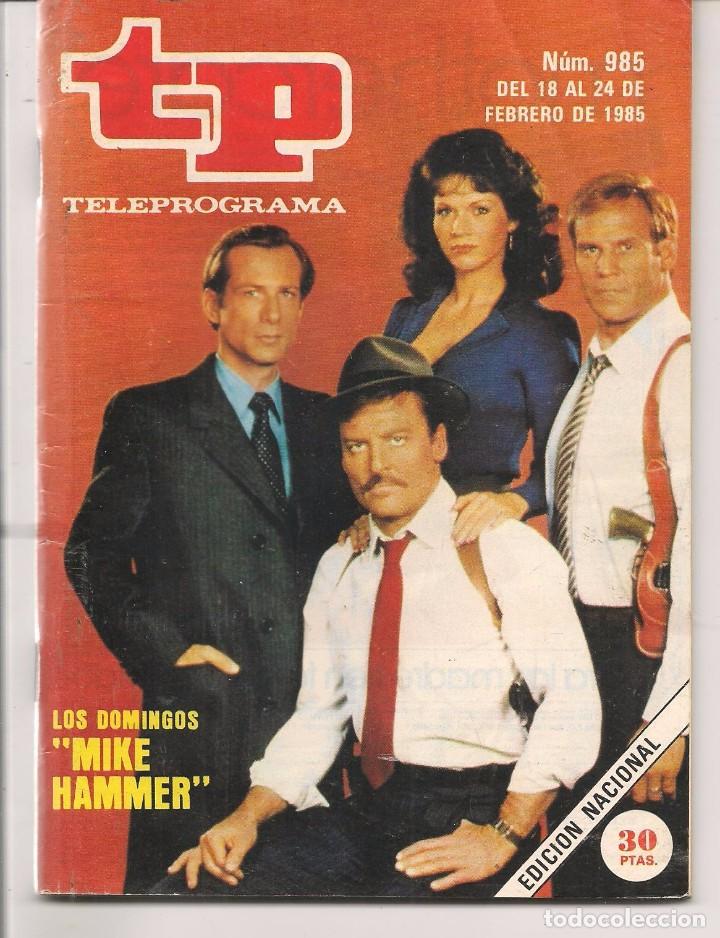 Coleccionismo de revista Teleprograma: TP. TELEPROGRAMA. N&ordm; 985. (T/4) - Foto 1