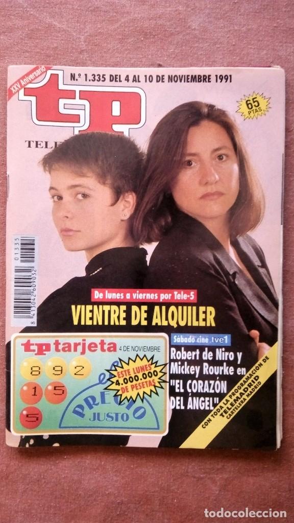 Coleccionismo de revista Teleprograma: REVISTA TP - TELEPROGRAMA, N&ordm; 1335, A&Ntilde;O 1991 - Foto 1