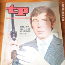 Coleccionismo de Revista Teleprograma: TP TELEPROGRAMA Nº 232, 1970 - ARTICULO ESPECIAL: EL DETECTIVE FANTASMA