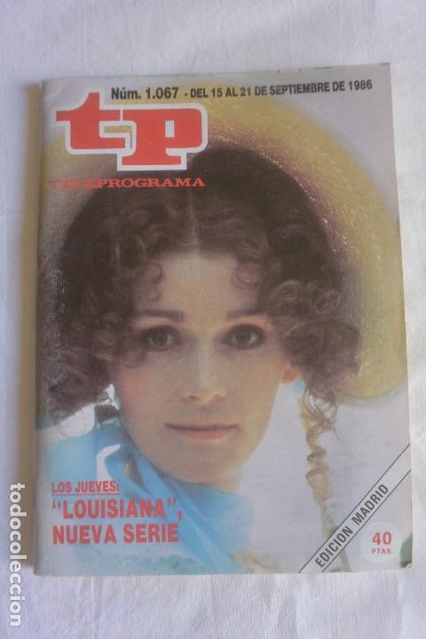 Coleccionismo de revista Teleprograma: TEVISTA TP TELEPROGRAMAN&ordm; 1067 DE 1986 - Foto 1