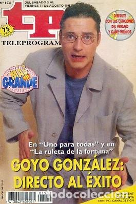 Coleccionismo de revista Teleprograma: REVISTA TP TELEPROGRAMA N&ordm;1531 1995 - Foto 1