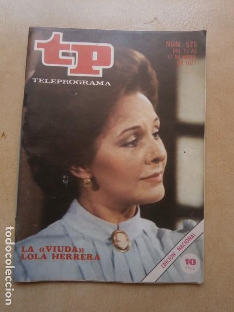 Coleccionismo de revista Teleprograma: Revista teleprograma, numero 575,a&ntilde;o 1977 - Foto 1