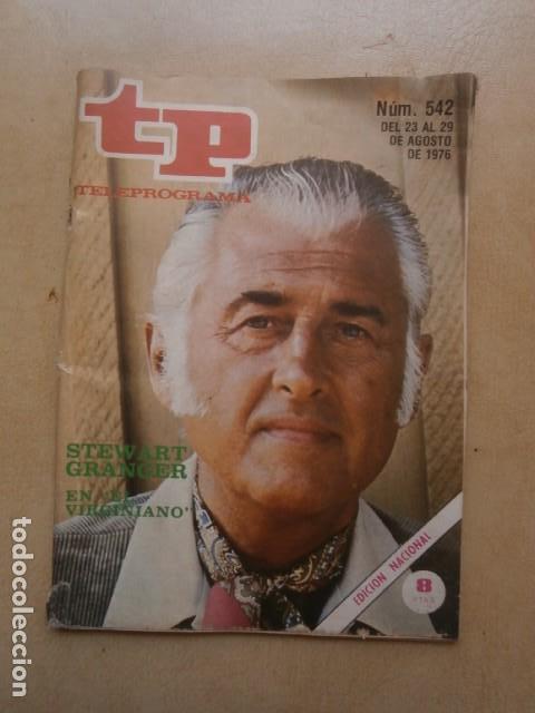Coleccionismo de revista Teleprograma: Revista teleprograma, numero 542,a&ntilde;o 1976 - Foto 1