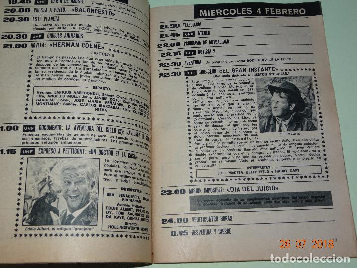Coleccionismo de revista Teleprograma: Antiguo TP TELEPROGRAMA N&ordm; 200 - A&ntilde;o 1970 con Reportaje de ROBERT STACK - Foto 2
