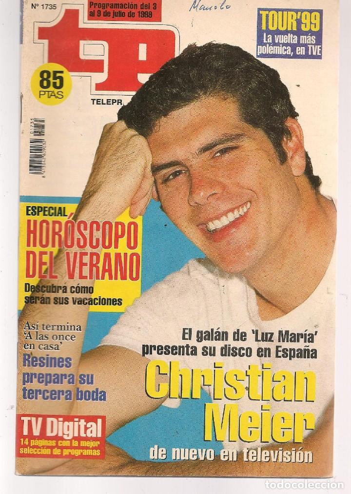 Coleccionismo de revista Teleprograma: TP. TELEPROGRAMA. N&ordm; 1735.  3 JULIO 1999. (P/C33) - Foto 1