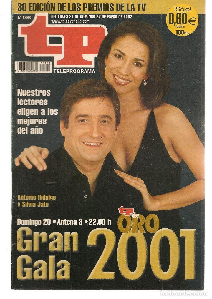 Coleccionismo de revista Teleprograma: TP. TELEPROGRAMA. N&ordm; 1868. . 21 ENERO 2002. (P/C33) - Foto 1