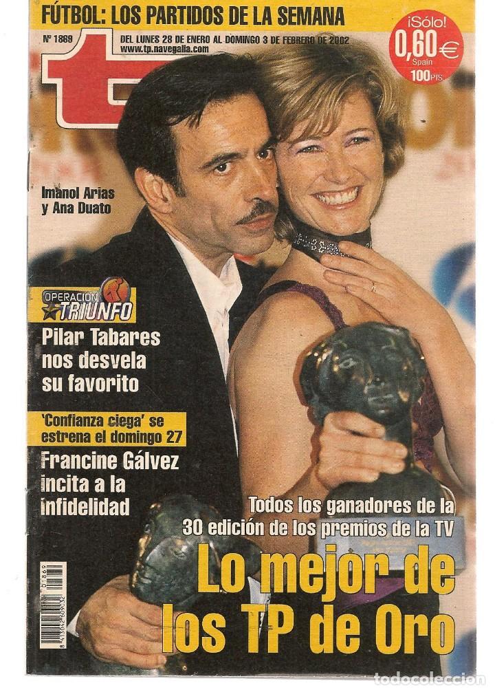 Coleccionismo de revista Teleprograma: TP. TELEPROGRAMA. N&ordm; 1869. . 28 ENERO 2002. (P/C33) - Foto 1