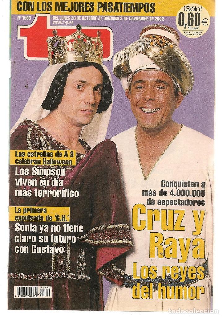 Coleccionismo de revista Teleprograma: TP. TELEPROGRAMA. N&ordm; 1908. 28 OCTUBRE 2002. (P/C33) - Foto 1