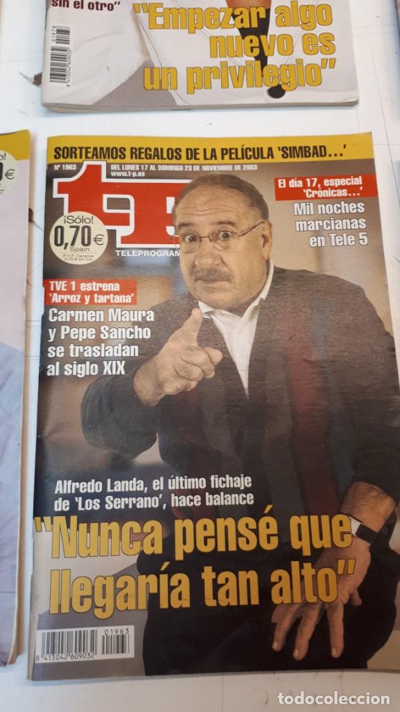 Coleccionismo de revista Teleprograma: Lote TP, Teleprograma. 2003 y 2004. Trece revistas - Foto 3