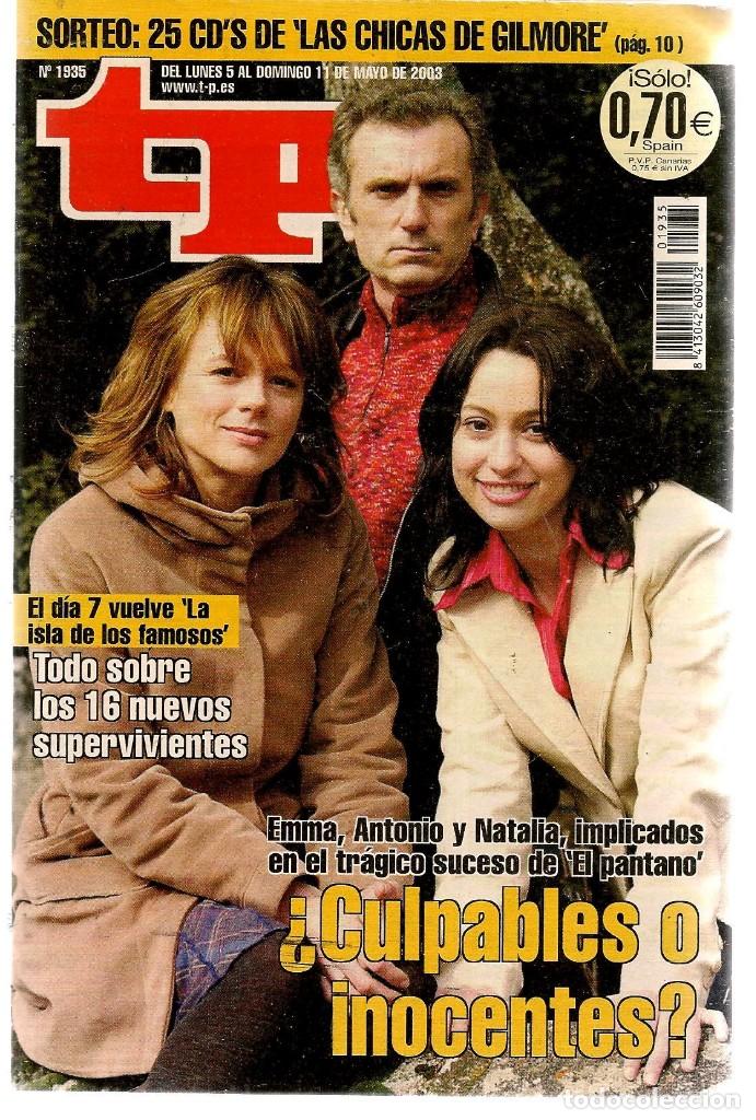 Coleccionismo de revista Teleprograma: TP. TELEPROGRAMA. N&ordm; 1935. 11 MAYO 2003. (P/C34) - Foto 1