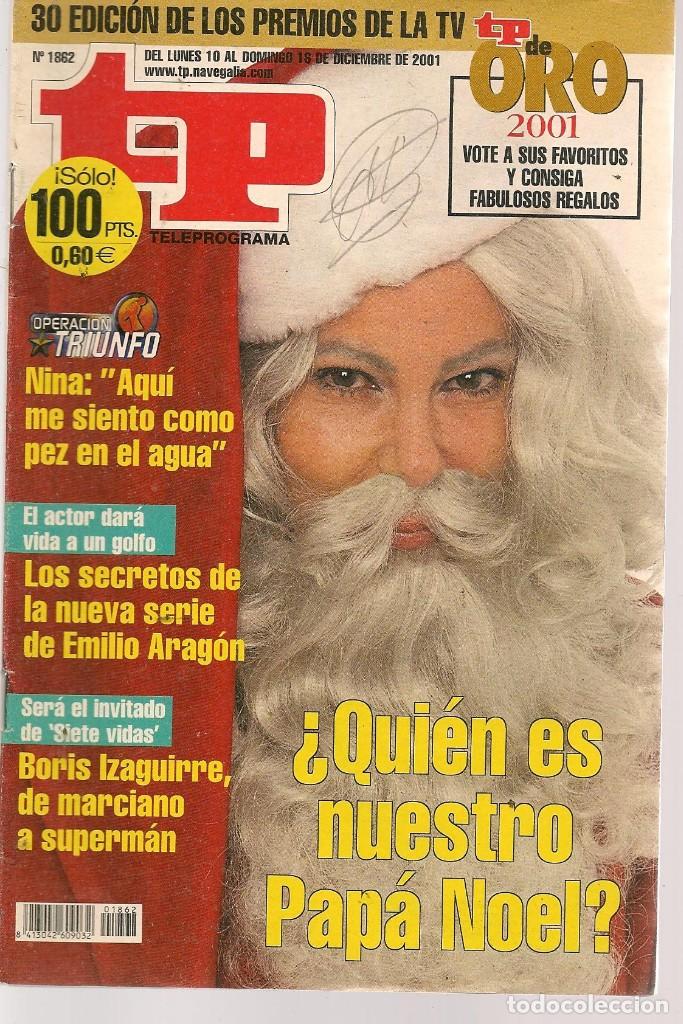 Coleccionismo de revista Teleprograma: TP. TELEPROGRAMA. N&ordm; 1862. 18 DICIEMBRE 2001.  (P/C34) - Foto 1