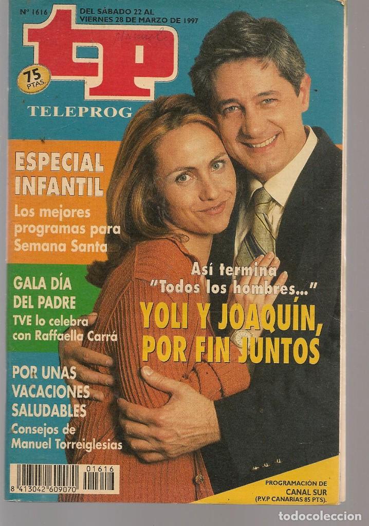 Coleccionismo de revista Teleprograma: TP. TELEPROGRAMA. N&ordm; 1616. 28 MARZO 1997.  (P/C34) - Foto 1