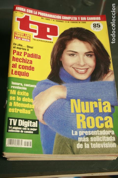 Coleccionismo de revista Teleprograma: TELEPROGRAMA TP N&ordm; 1766 NURIA ROCA  2000 - Foto 1