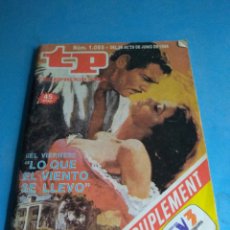 Coleccionismo de Revista Teleprograma: REVISTA TP N'1055 AÑO 1986(LO QUE EL VIENTO SE LLEVÓ)