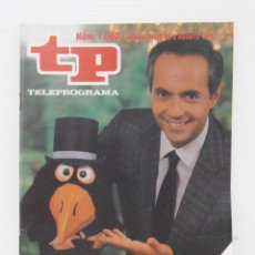Coleccionismo de Revista Teleprograma: REVISTA TP, TELEPROGRAMA, NUM 1050, AÑO 1986, ROCKEFELLER Y JOSE LUIS MORENO. Lote 139570462