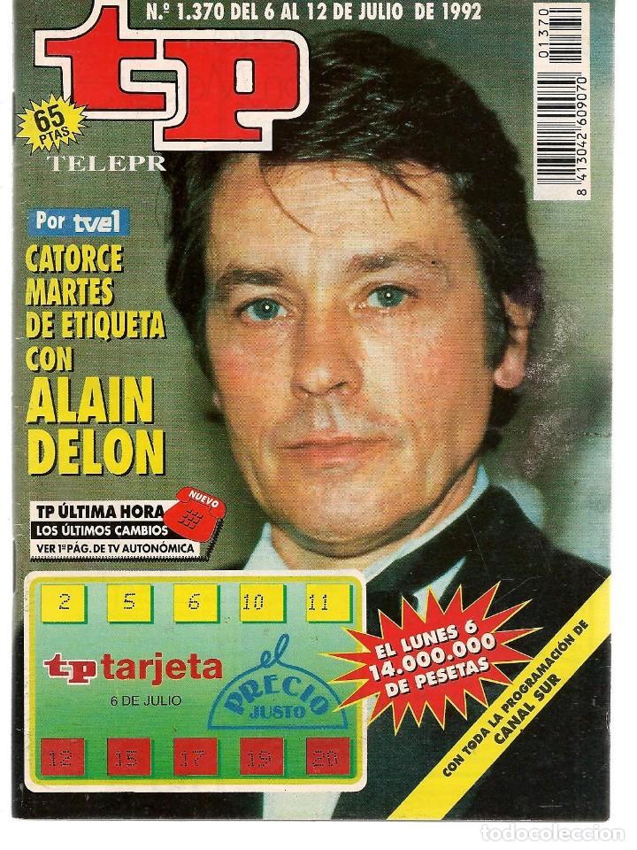 Coleccionismo de revista Teleprograma: TP. TELEPROGRAMA. N&ordm; 1370. 12 JULIO 1992. (ST/C11) - Foto 1