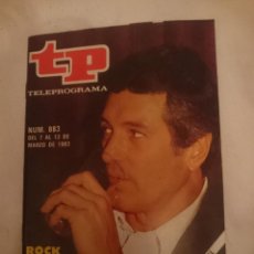 Coleccionismo de Revista Teleprograma: TP TELEPROGRAMA N 883 -DEL 7 AL 13 MARZO 1983 - ROCK HUDSON GALAN HACE UN CUARTO DE SIGLO