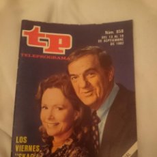 Coleccionismo de Revista Teleprograma: TP TELEPROGRAMA N 858 -DEL 13 AL 19 SEPTIEMBRE 1982 - LOS VIERNES SKAG