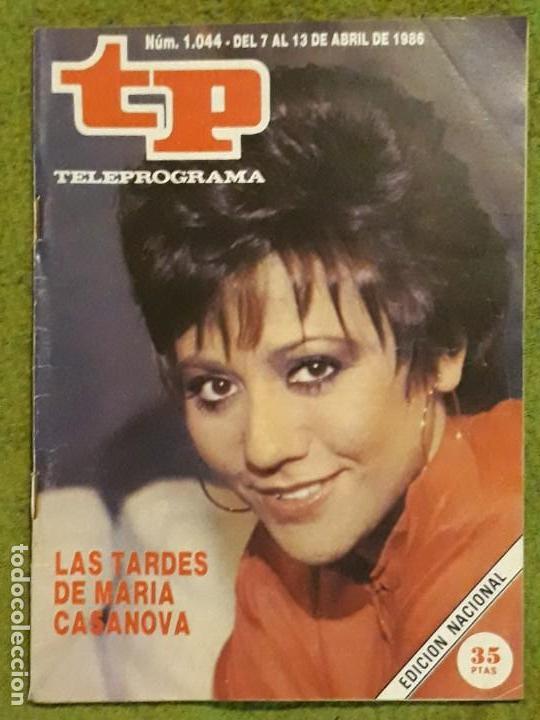 Coleccionismo de revista Teleprograma: Revista TP Teleprograma Numero 1044 a&ntilde;o 1986* - Foto 1