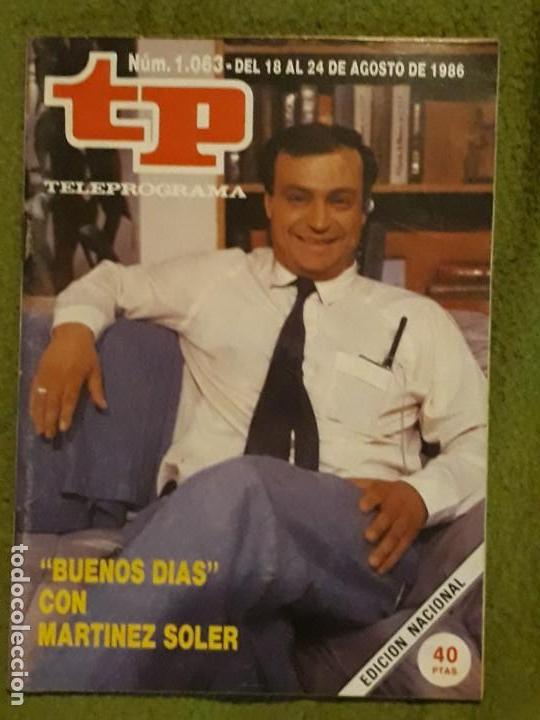 Coleccionismo de revista Teleprograma: Revista TP Teleprograma Numero 1063 a&ntilde;o 1986* - Foto 1