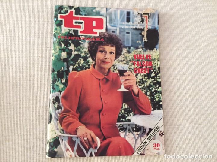 Coleccionismo de revista Teleprograma: TELEPROGRAMA TP FALCON CREST LA JOYA DE LA CORONA UNA MUJER - Foto 1