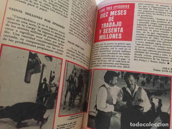 Coleccionismo de revista Teleprograma: TELEPROGRAMA TP JUANITA LA LARGA VIOLETA CELA - Foto 4