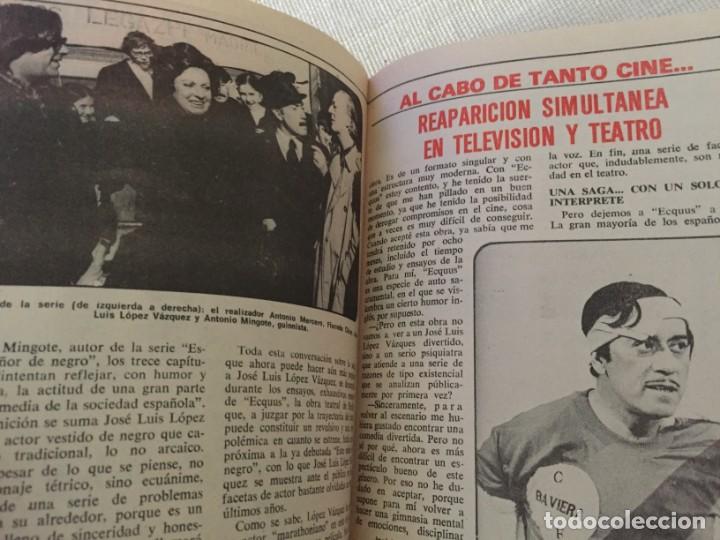 Coleccionismo de revista Teleprograma: TELEPROGRAMA TP ESTE SE&Ntilde;OR DE NEGRO LOPEZ VAZQUEZ LA CASA DE LA PRADERA - Foto 3