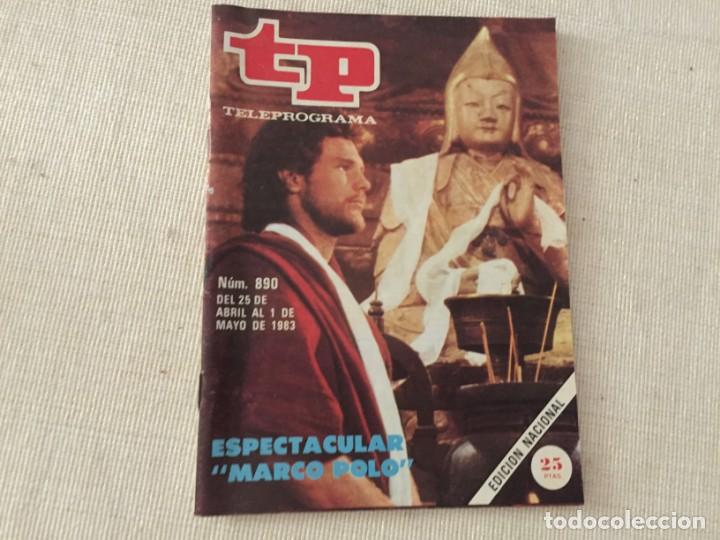 Coleccionismo de revista Teleprograma: TELEPROGRAMA 1983 MARCO POLO Ken Marshall (KRULL) Burt Lancaster - Foto 1