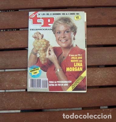 Coleccionismo de revista Teleprograma: TP / TELEPROGRAMA / ESPECIAL FIN DE A&Ntilde;O / LINA MORGAN - Foto 1