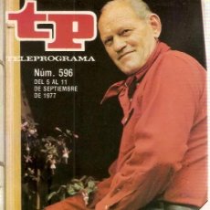Coleccionismo de Revista Teleprograma: TELEPROGAMA Nº 596 -NUNCA SEGUNDAS SAGAS -EL 5 AL 11 SEPTIEMBRE 1977