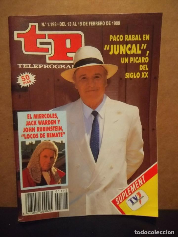 Coleccionismo de revista Teleprograma: TP TELEPROGRAMA NUM. 1193 PACO RABAL ( JUNCAL ) - Foto 1