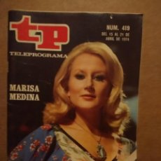 Coleccionismo de Revista Teleprograma: TP TELEPROGRAMA NUM. 419 MARISA MEDINA 