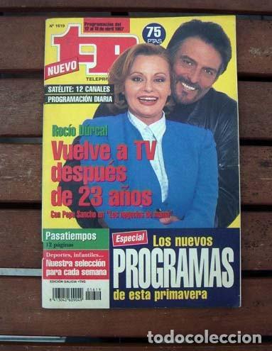 Coleccionismo de revista Teleprograma: TP / TELEPROGRAMA / ROCIO DURCAL, PEPE SANCHO, MAXIMO PRADERA, PROGRAMACION TV - Foto 1