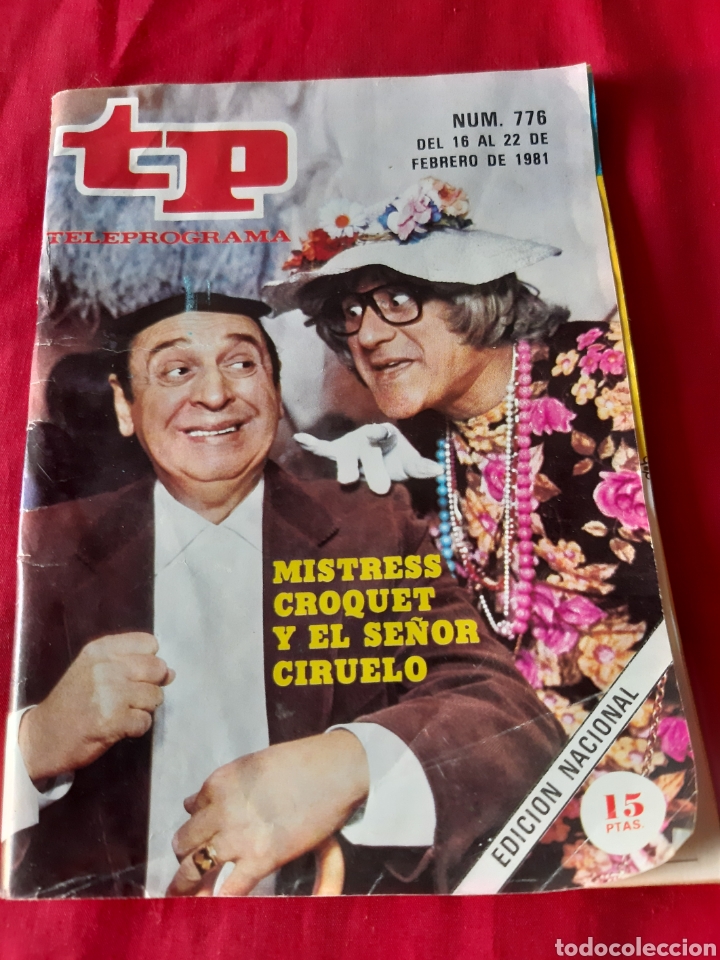 Coleccionismo de revista Teleprograma: Revista tp Teleprograma N⁰ 776 a&ntilde;o 1981 - Foto 1