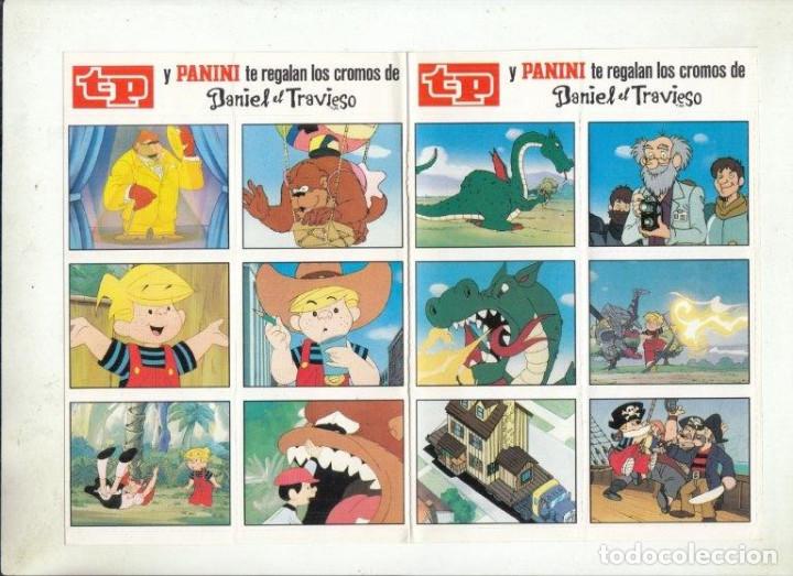 Coleccionismo de revista Teleprograma: PEGATINAS TP TELEPROGRAMA PANINI. DANIEL EL TRAVIESO. - Foto 1