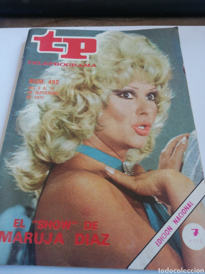 Coleccionismo de revista Teleprograma: Tp, teleprograma, 492,Maruja D&iacute;az, 1975 - Foto 1