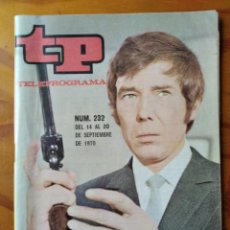 Coleccionismo de Revista Teleprograma: TP TELEPROGRAMA Nº 232, 1970 - ARTICULO ESPECIAL: EL DETECTIVE FANTASMA